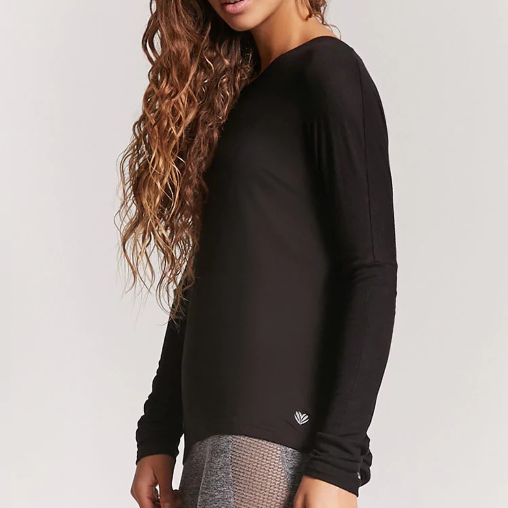 NWT- Black Long Sleeve Athletic Top